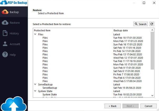 Quick and Simple Restore Process